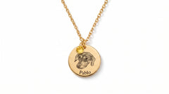 Coin Necklace with Birthstone